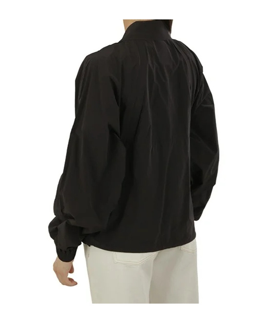 K-way Cropped Casual Jacket In Black