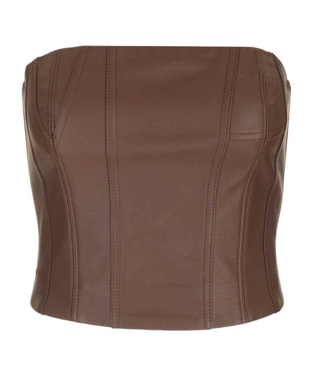 Amiri Rib Pleats To Wipe The Chest In Brown