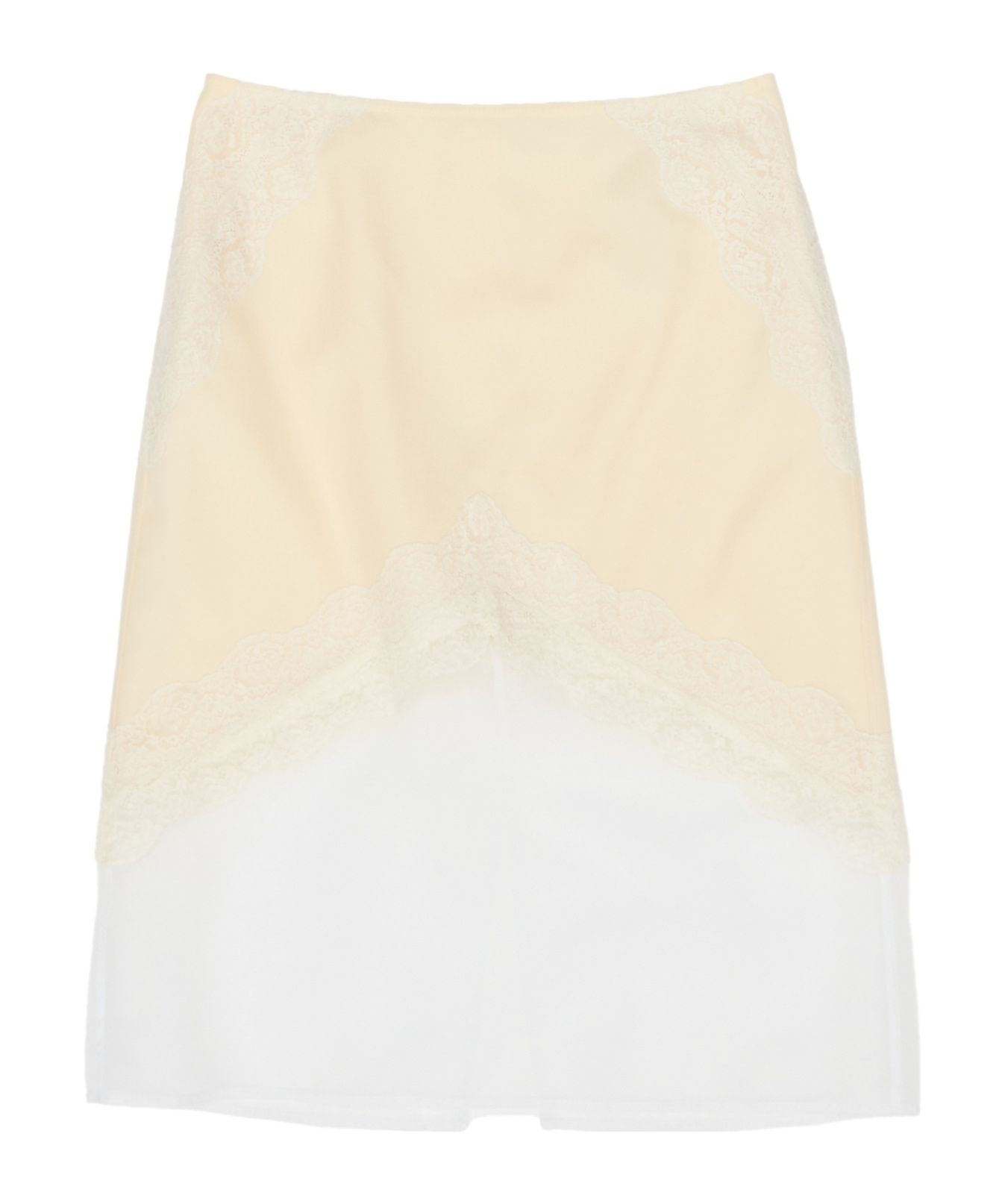 Jil Sander High-waisted Skirt In White