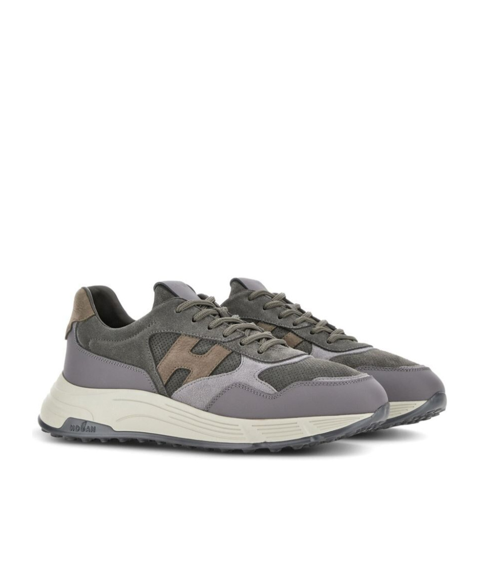 Hogan Hyperlight Lowtop Sneakers For Men In Gray