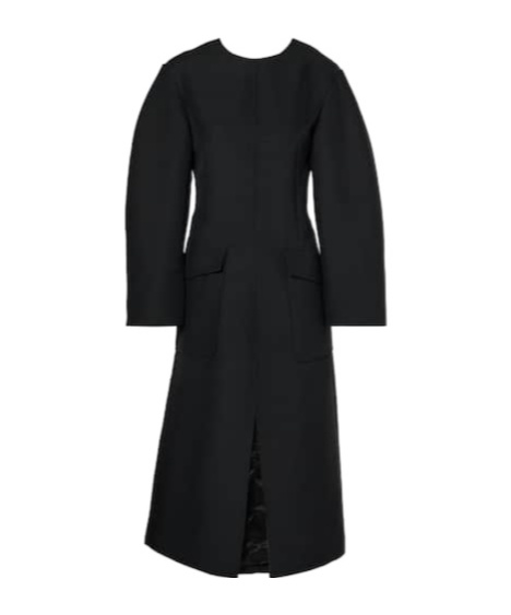 Co Long Sleeve Dress In Black