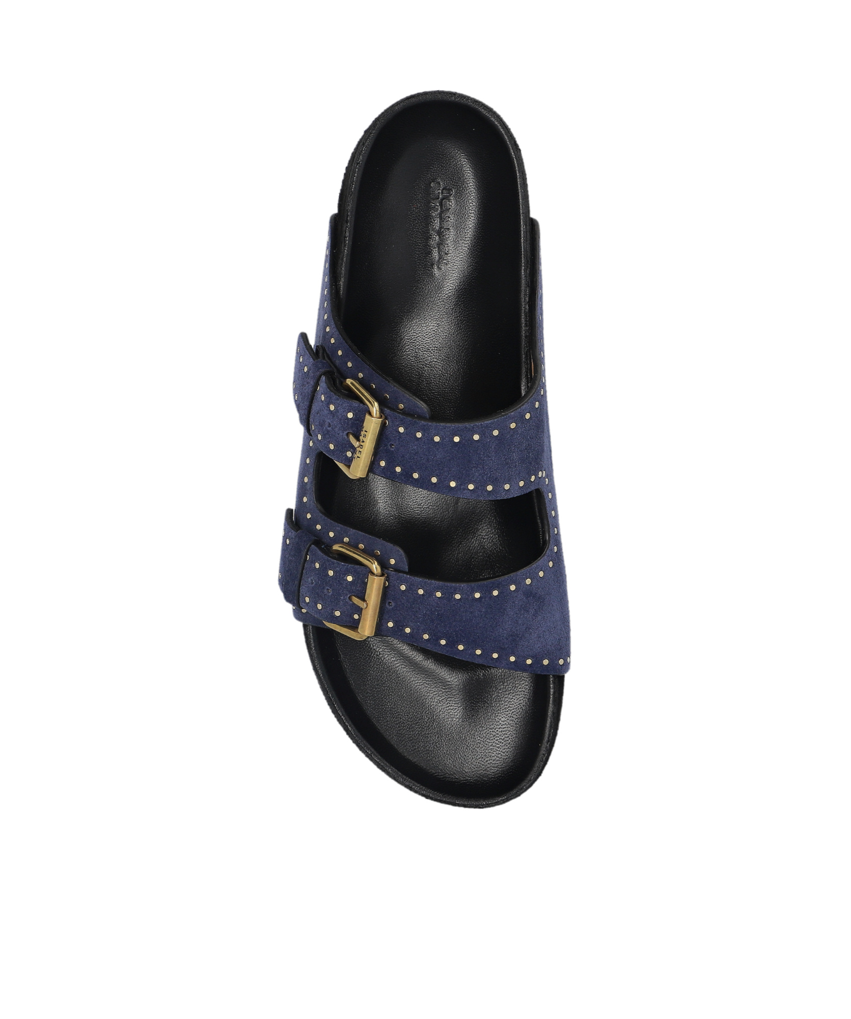 Isabel Marant Buckle Slippers In Blue