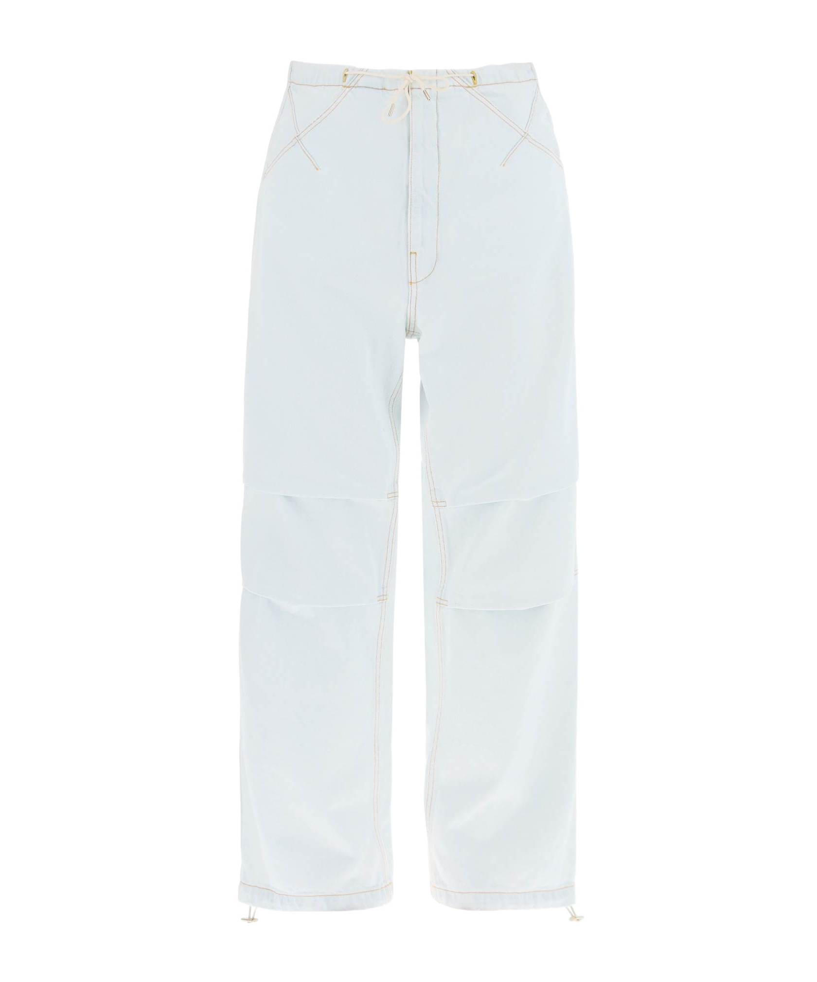 Darkpark Daisy Baggy Jeans In White