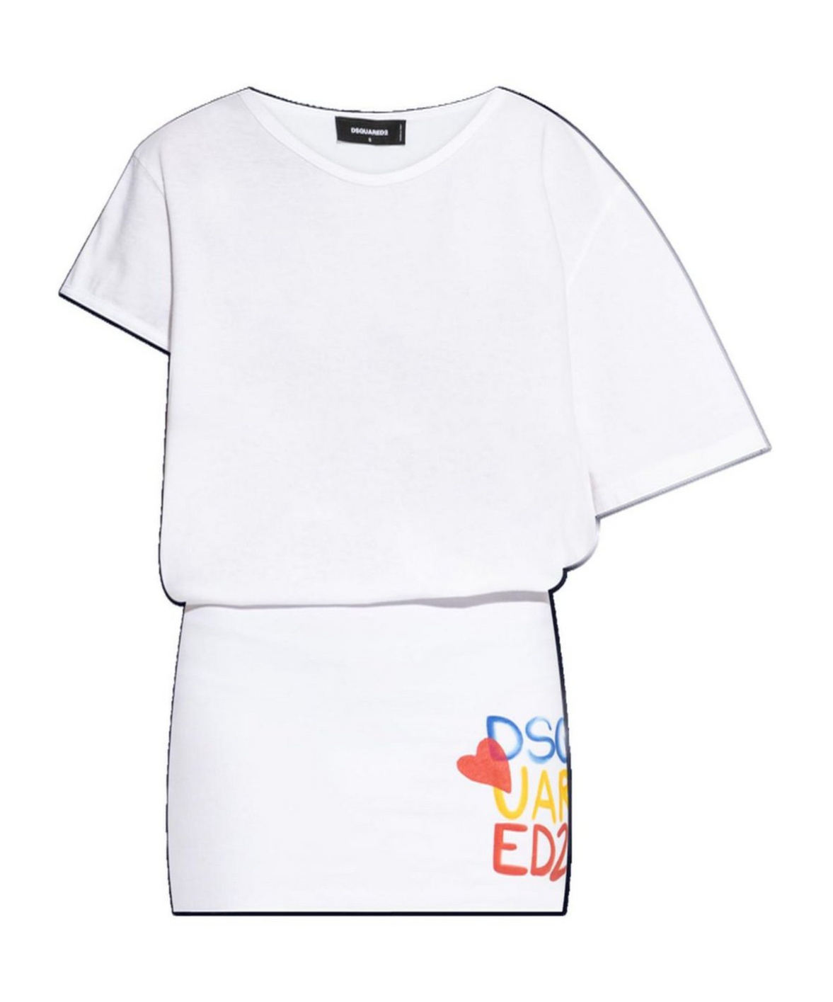 Dsquared2 Cotton T-shirt Dress