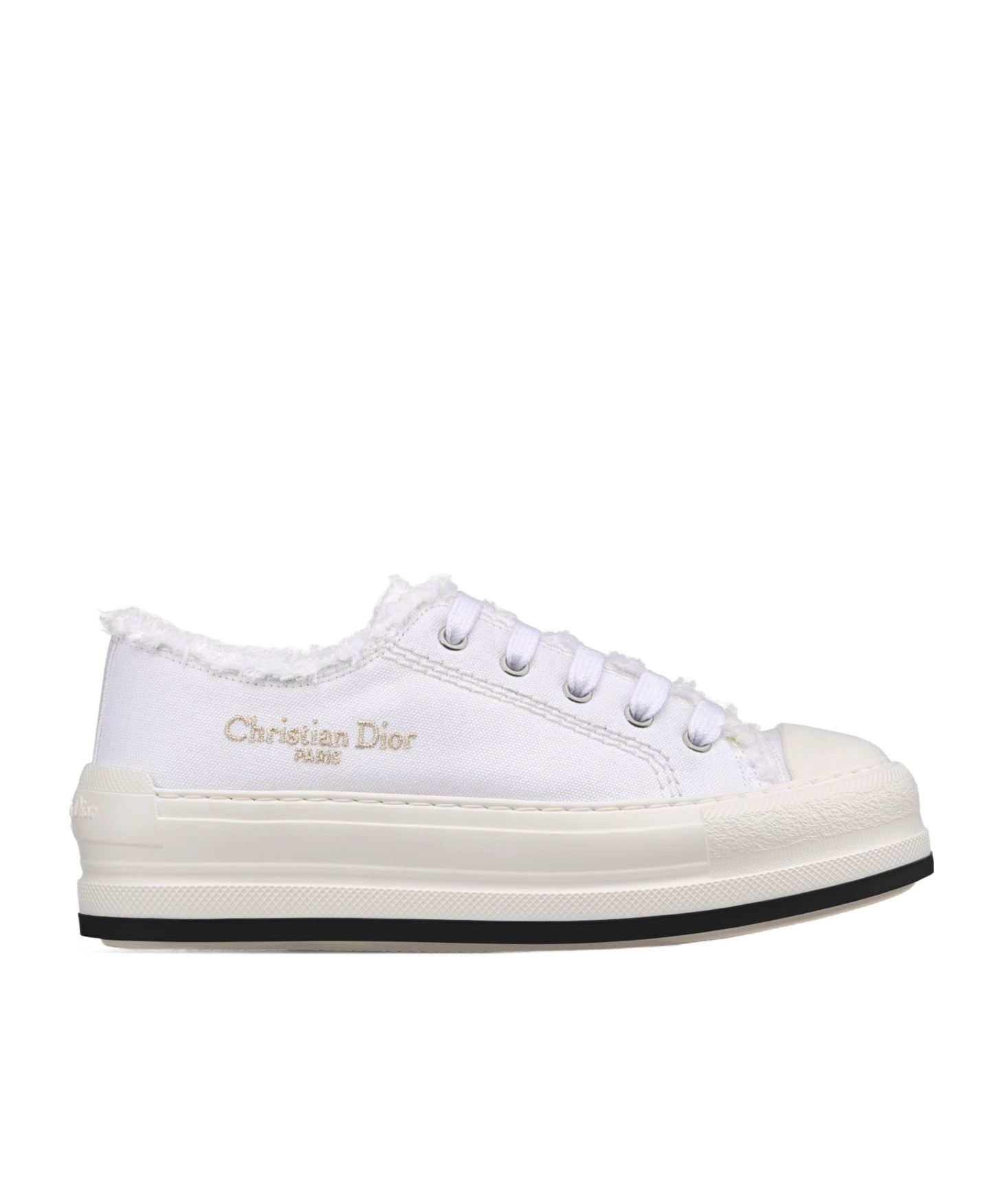 Dior Walk N Lace-up Casual Sneakers In White