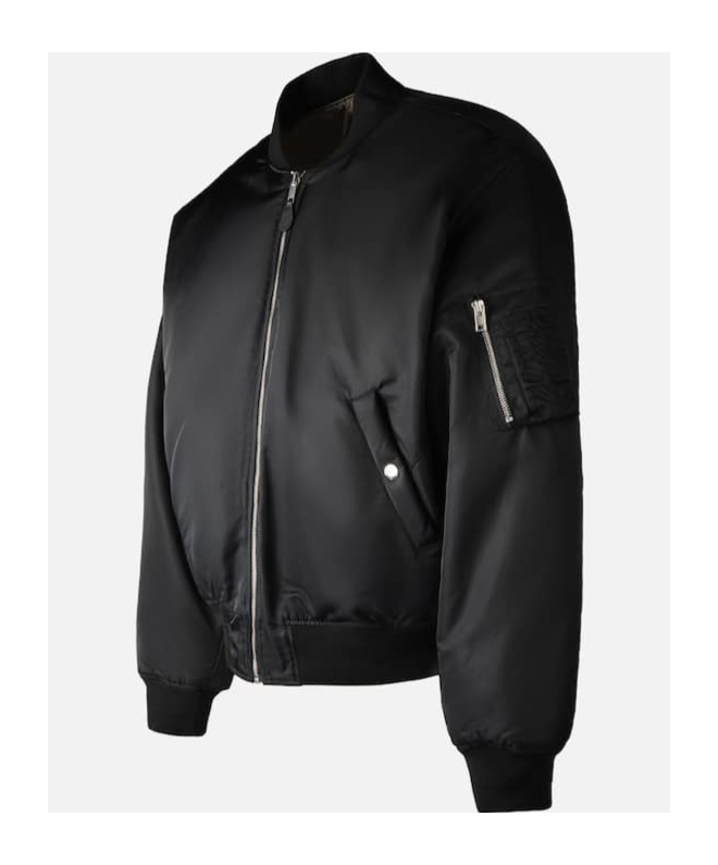 Hogan Reversible Bomber Jacket In Black