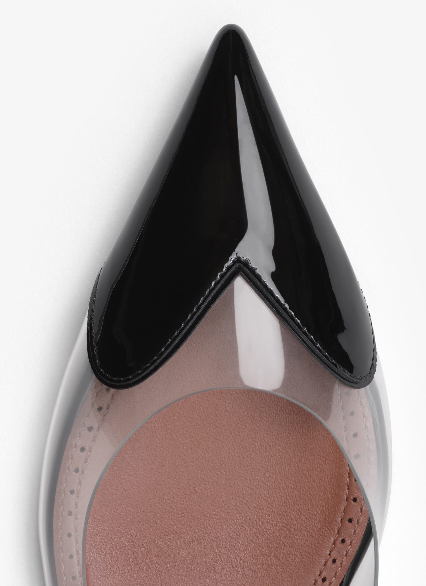Alaïa Le Cœur Slingback Flats In Black