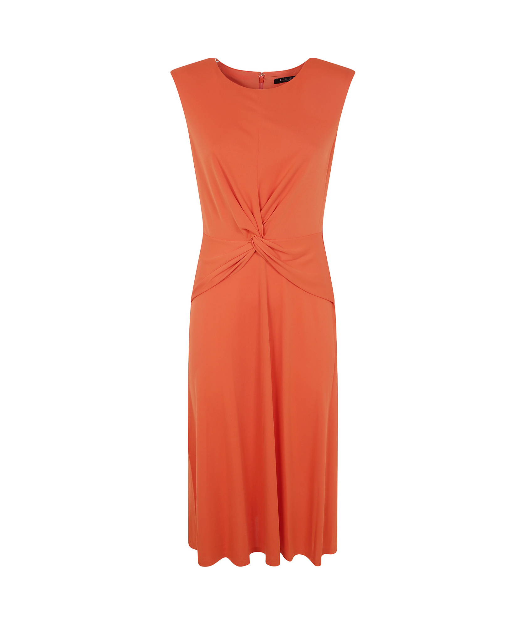 Polo Ralph Lauren Tessane Umbrella-shaped Mid-length Dress In Red