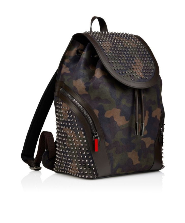 Christian Louboutin Funky Foldover Top Backpack