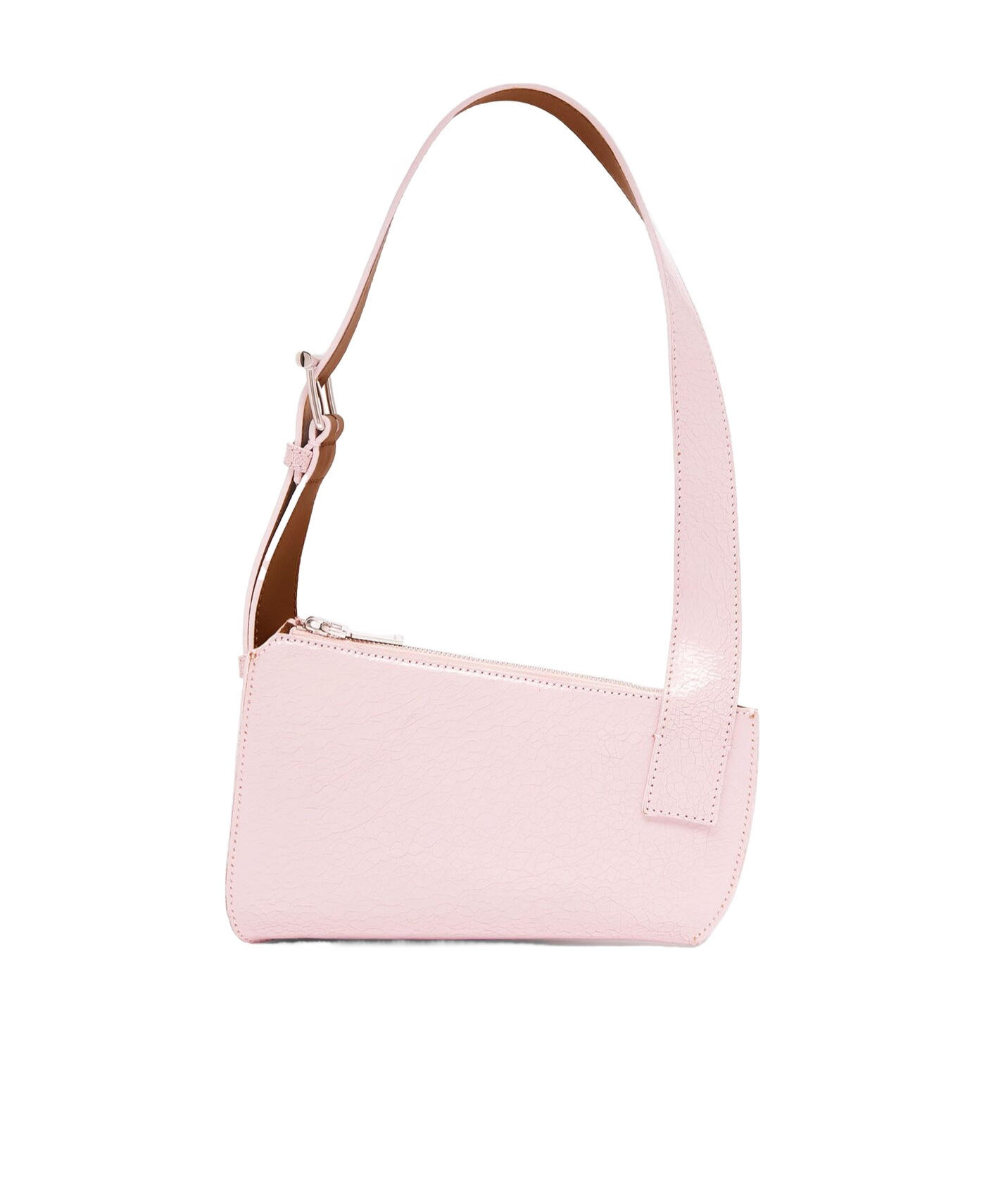 Alexander Mcqueen Pink Leather Sling T-bar Crossbody Bag In Pink