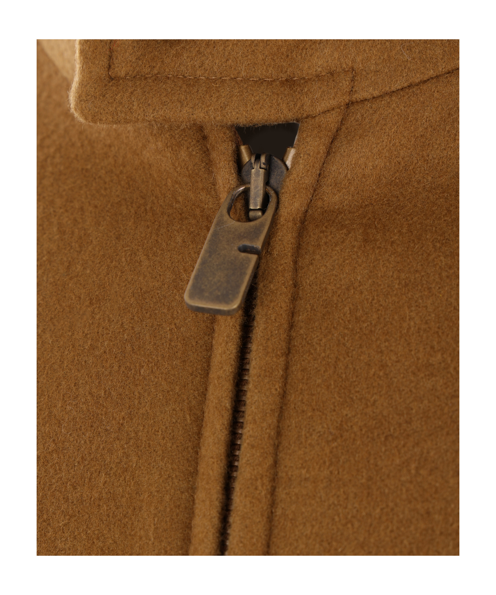 Burberry Luxe Cashmere Harrington Jacket In Brown