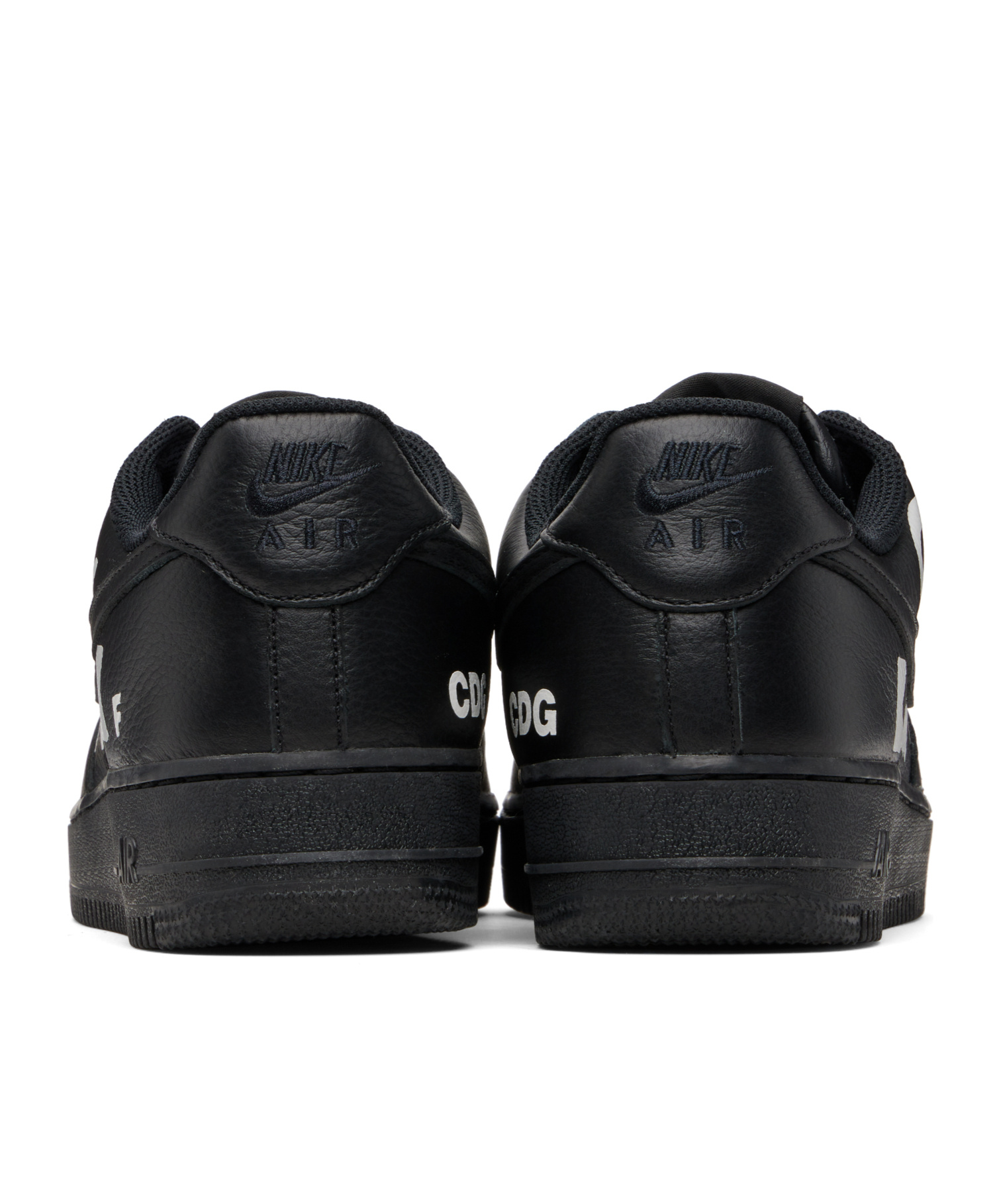 Comme Des Garçons X Nike Air Force 1 Low Sneakers In Black