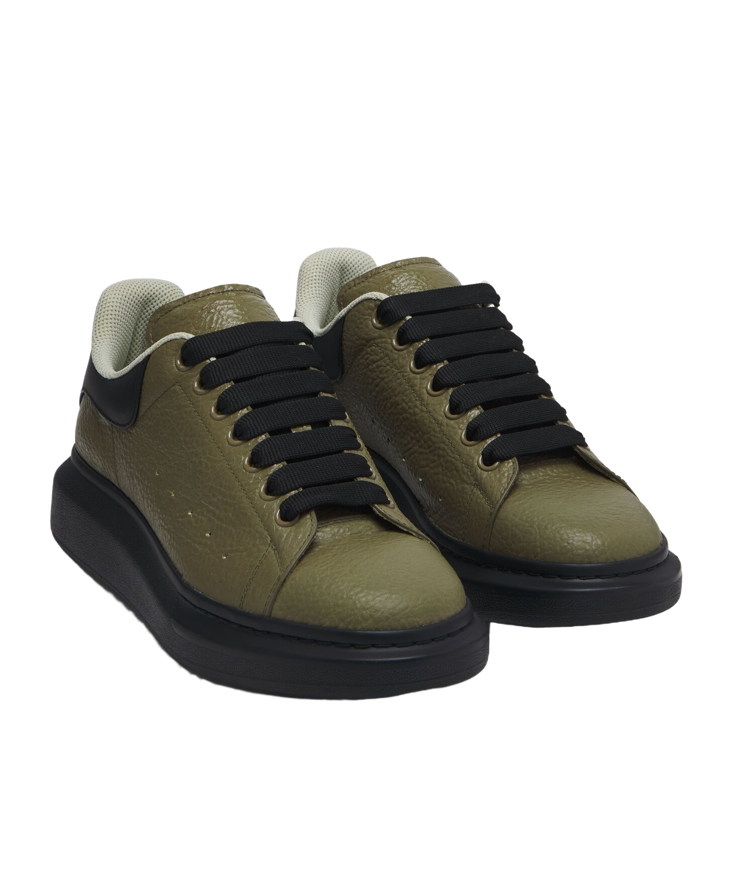 Alexander Mcqueen Wide Sneakers In Black