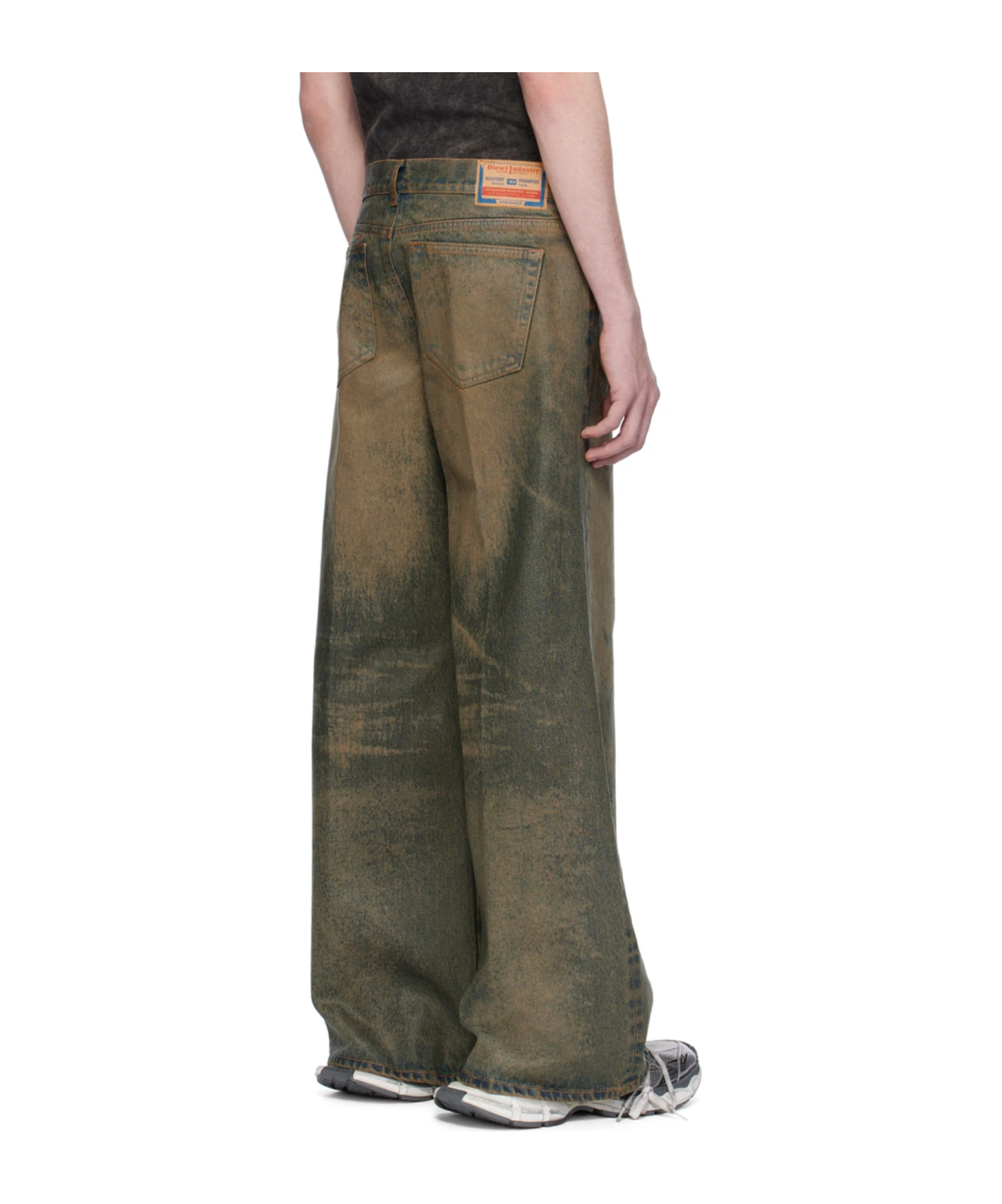 Diesel Belt-belt Loop Pocket Jeans In Black