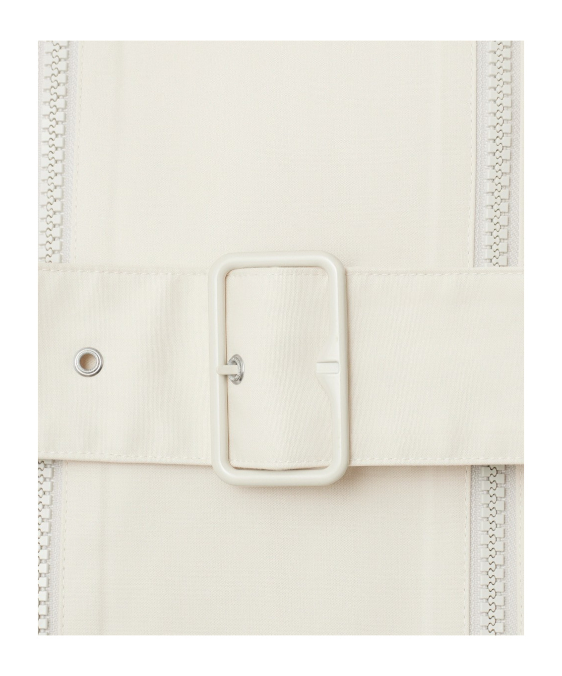 Burberry Bonded Cotton Trench Jacket In White