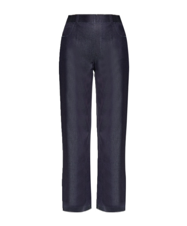 Marni Straight-leg Casual Pants In Blue
