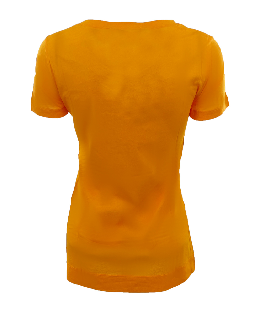 Moschino Item O-neck Short-sleeved T-shirt In Orange