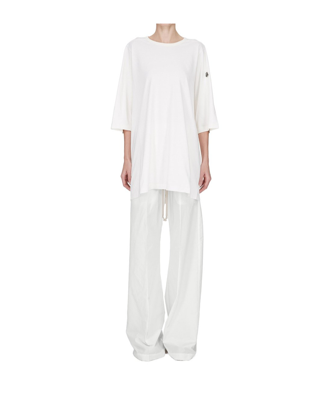 Moncler X Rick Owens Moncler Rick Owens Wide Bela Pants In White