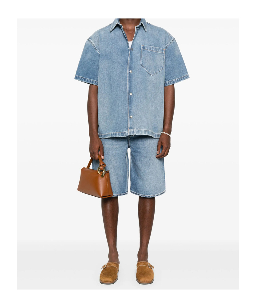 7 For All Mankind Denim Shorts With Belt Loops