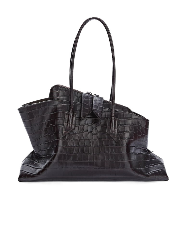 Attico The La Passeggiata Medium Tote Bag In Black