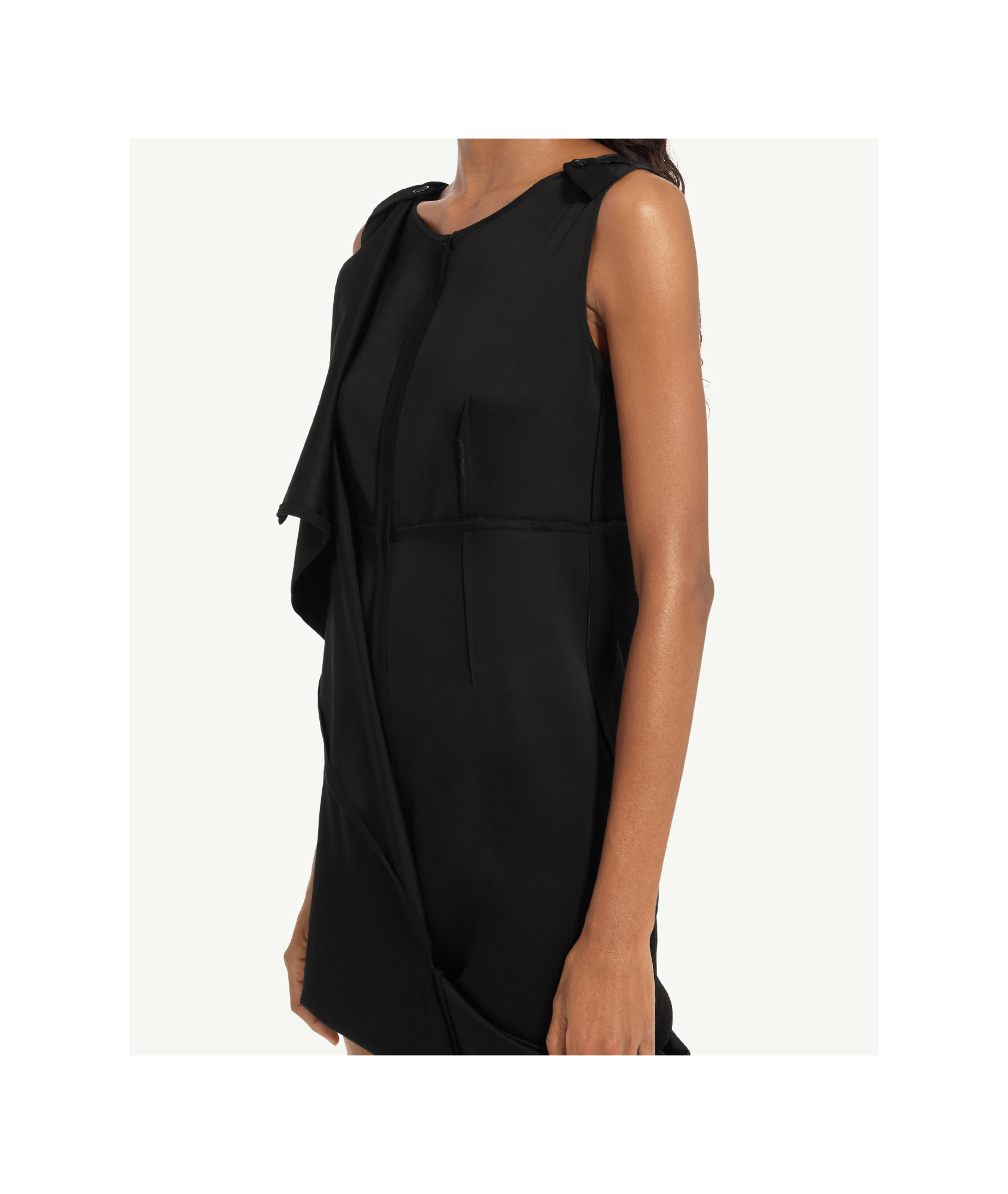 Mm6 Maison Margiela Longline Dress In Black