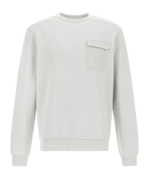 Herno Cotton Sweater And And Nylon Maestro Sweatshirt In Ice