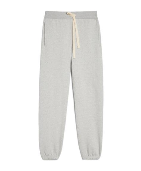 Jil Sander Drawstring-waist Cotton Track Pants In Gray