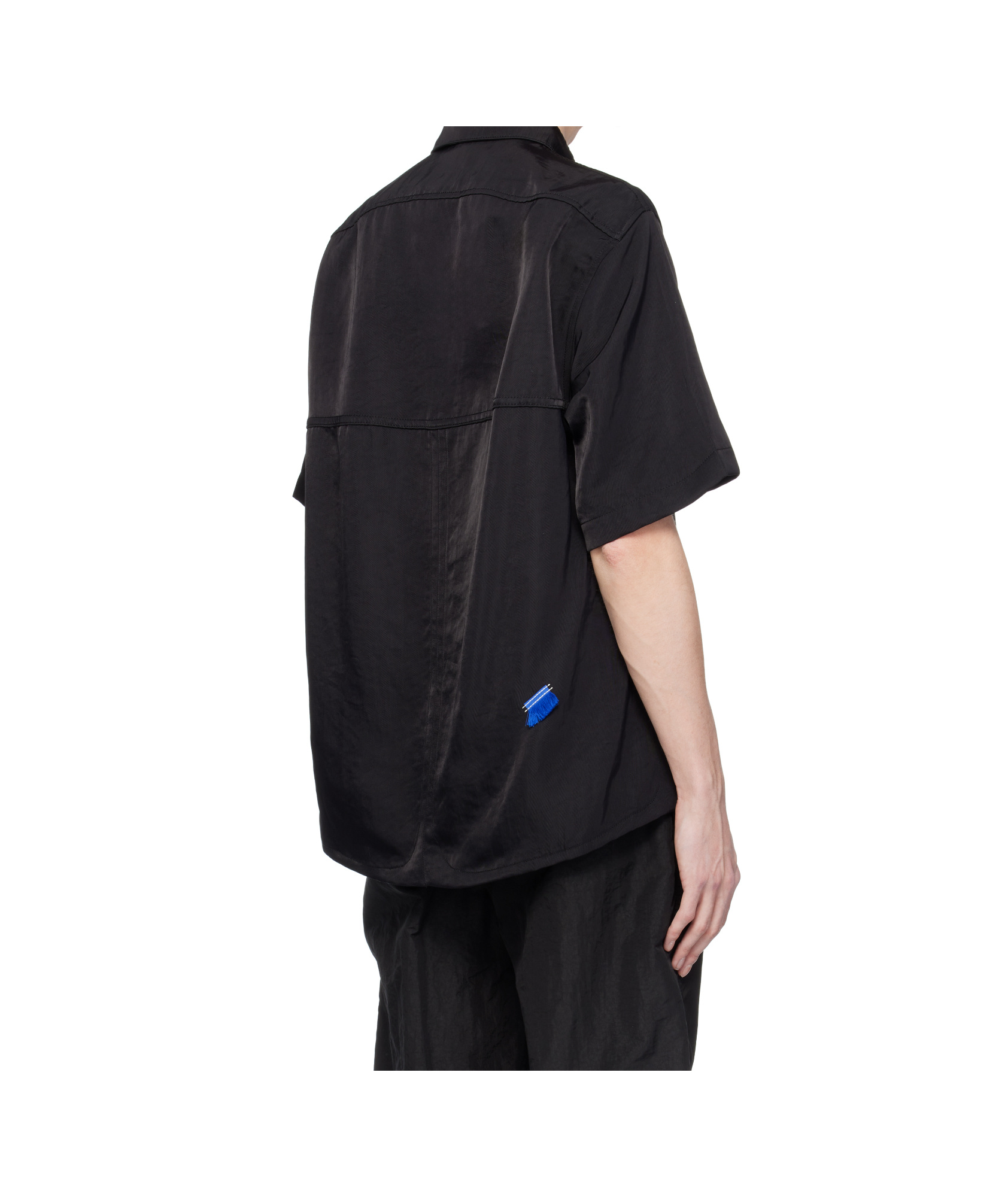 Ader Error Half Sleeve Shirt In Black