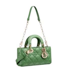 Dior Small Ladyd-joy Shoulder Bag In Green