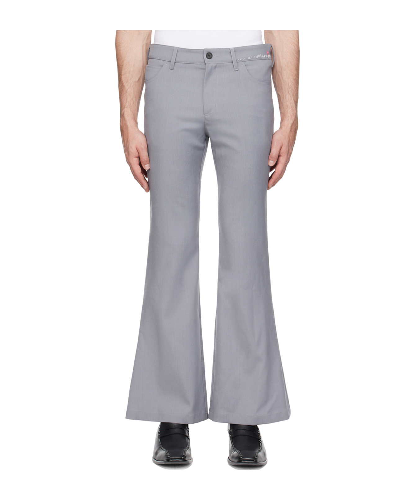 Marni Belt-loop Casual Pants In Gray