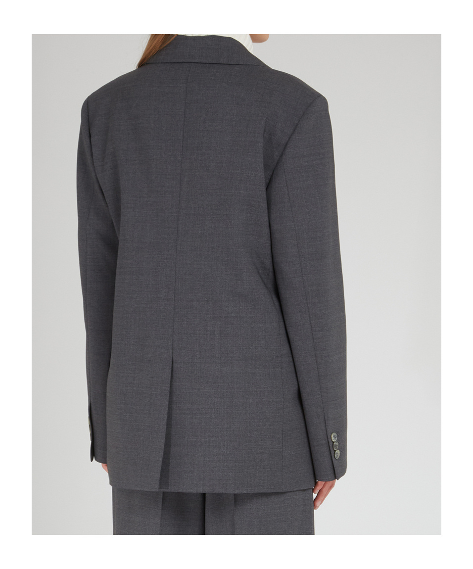 Shop P.a.r.o.s.h Single-breasted Suit Jacket In Black