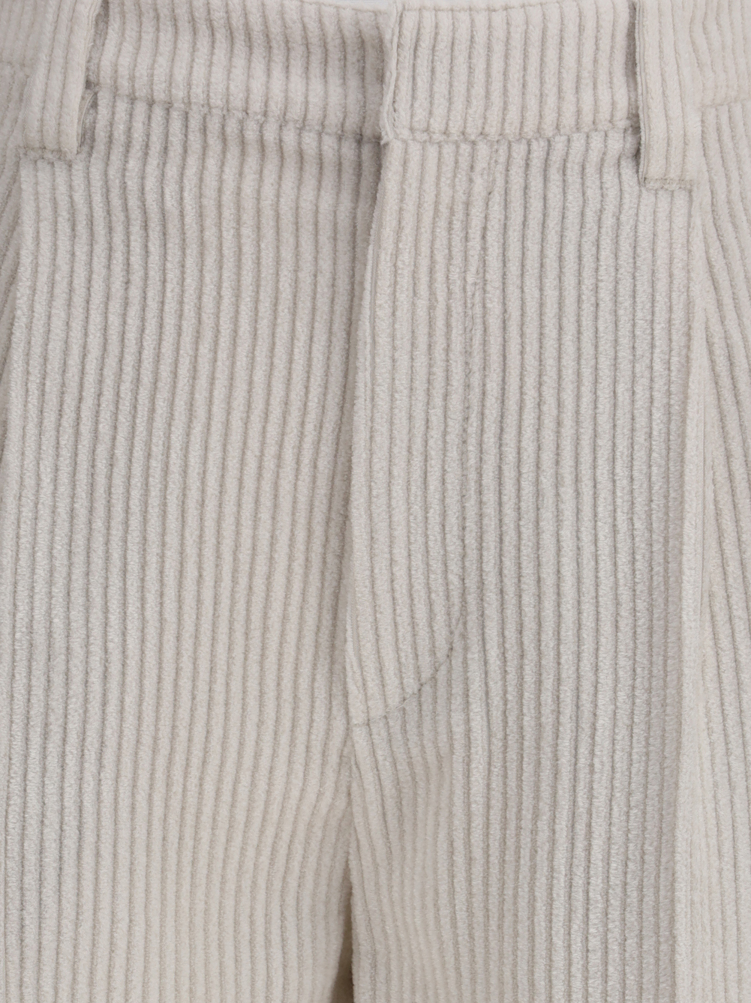 Brunello Cucinelli Tailored Corduroy Wide Leg Pants In Neutral