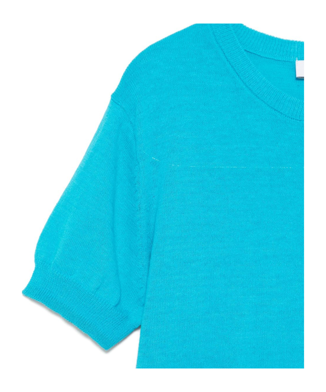 Msgm Cotton T-shirt In Atollo Turquoise