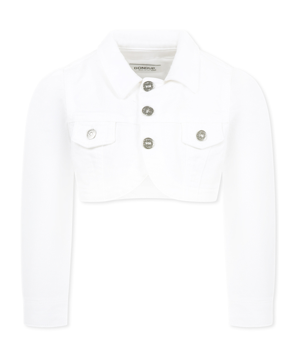 Dondup Long-sleeved Jacket In White