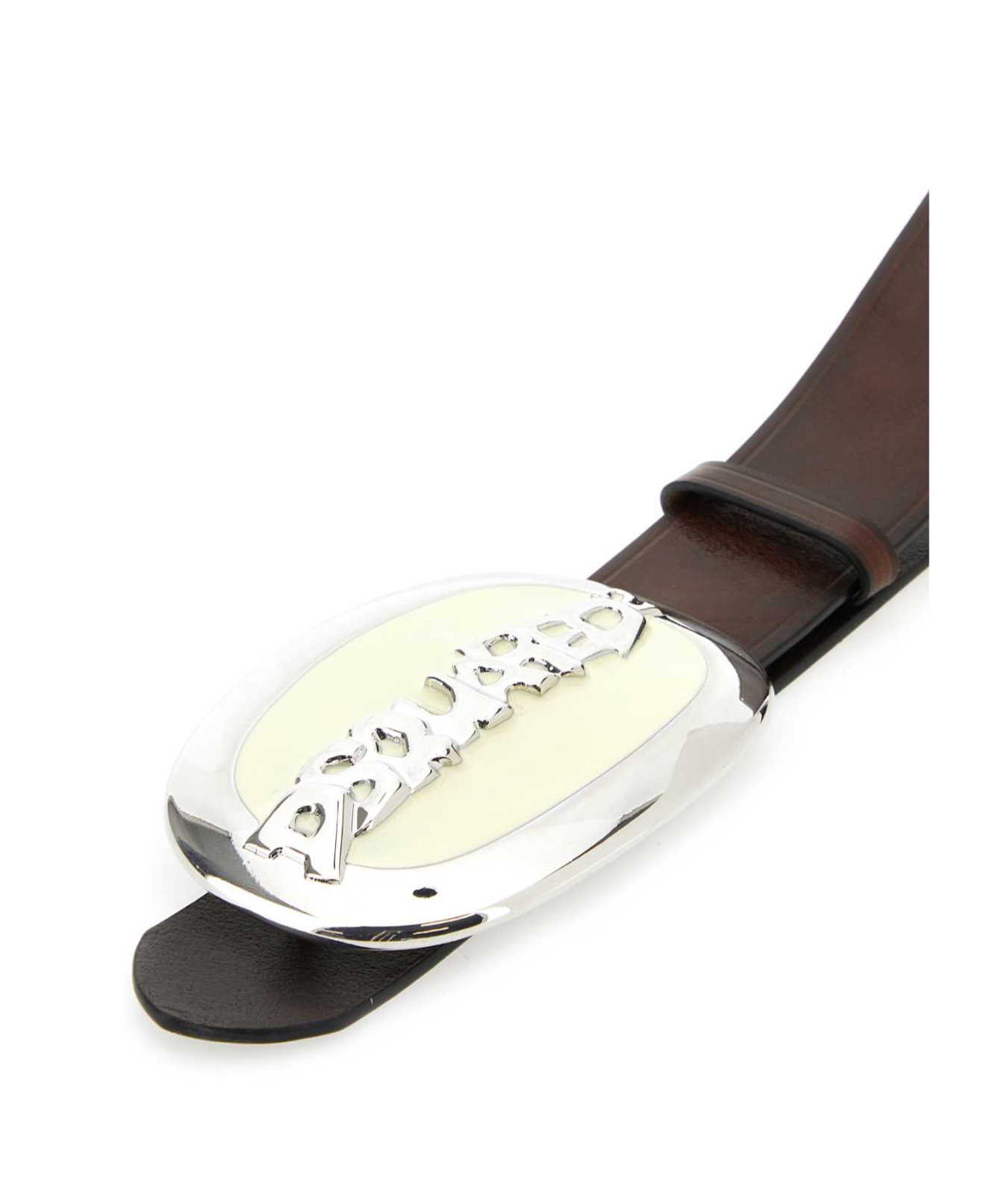 Shop Dsquared2 Logo-buckle Leather Belt In White