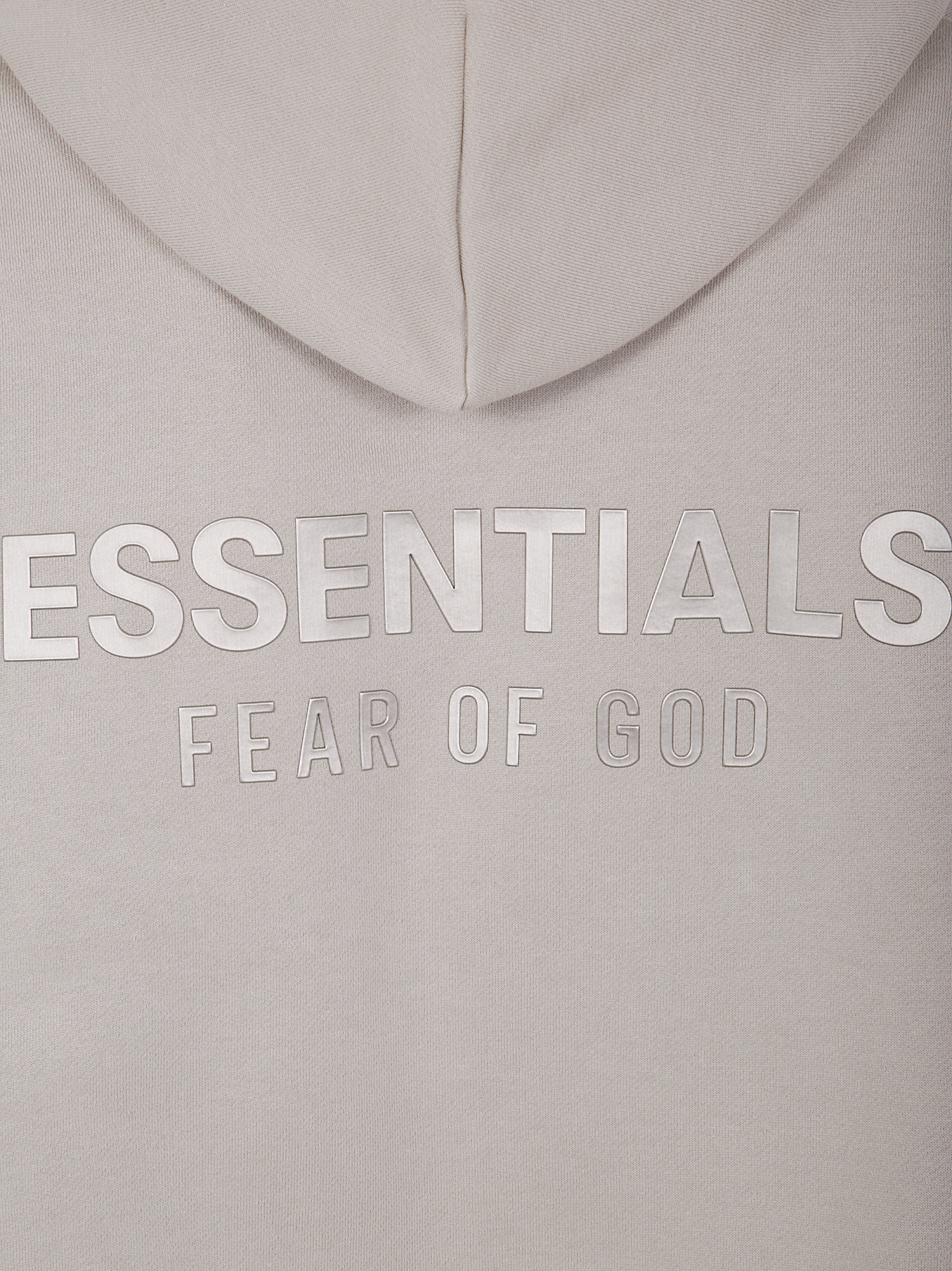 Essentials Classic Fit Fleece Hoodie In Neutral
