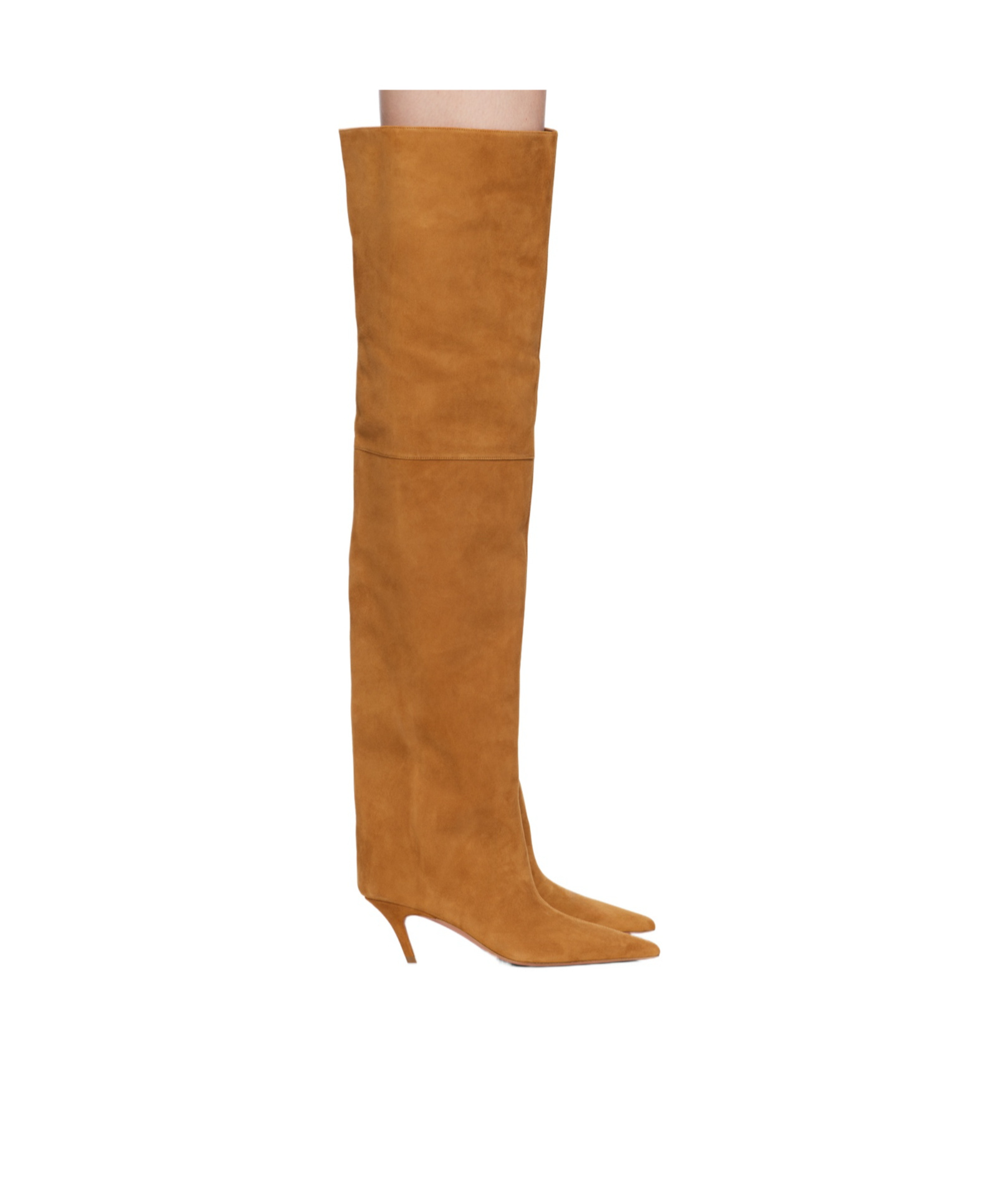 AMINA MUADDI POINTED BOOTS