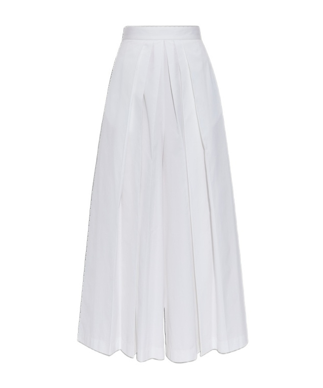 Fabiana Filippi Pleated Casual Pants In White