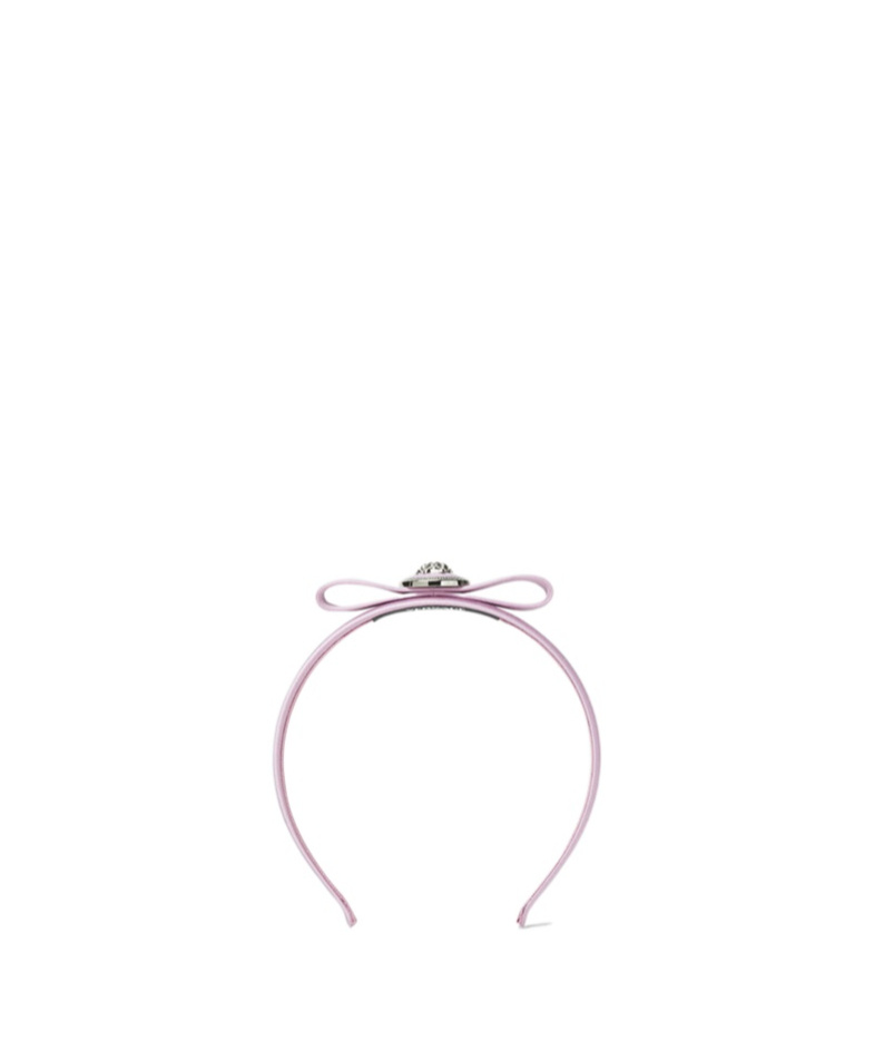 Versace Medusa Headband In Purple