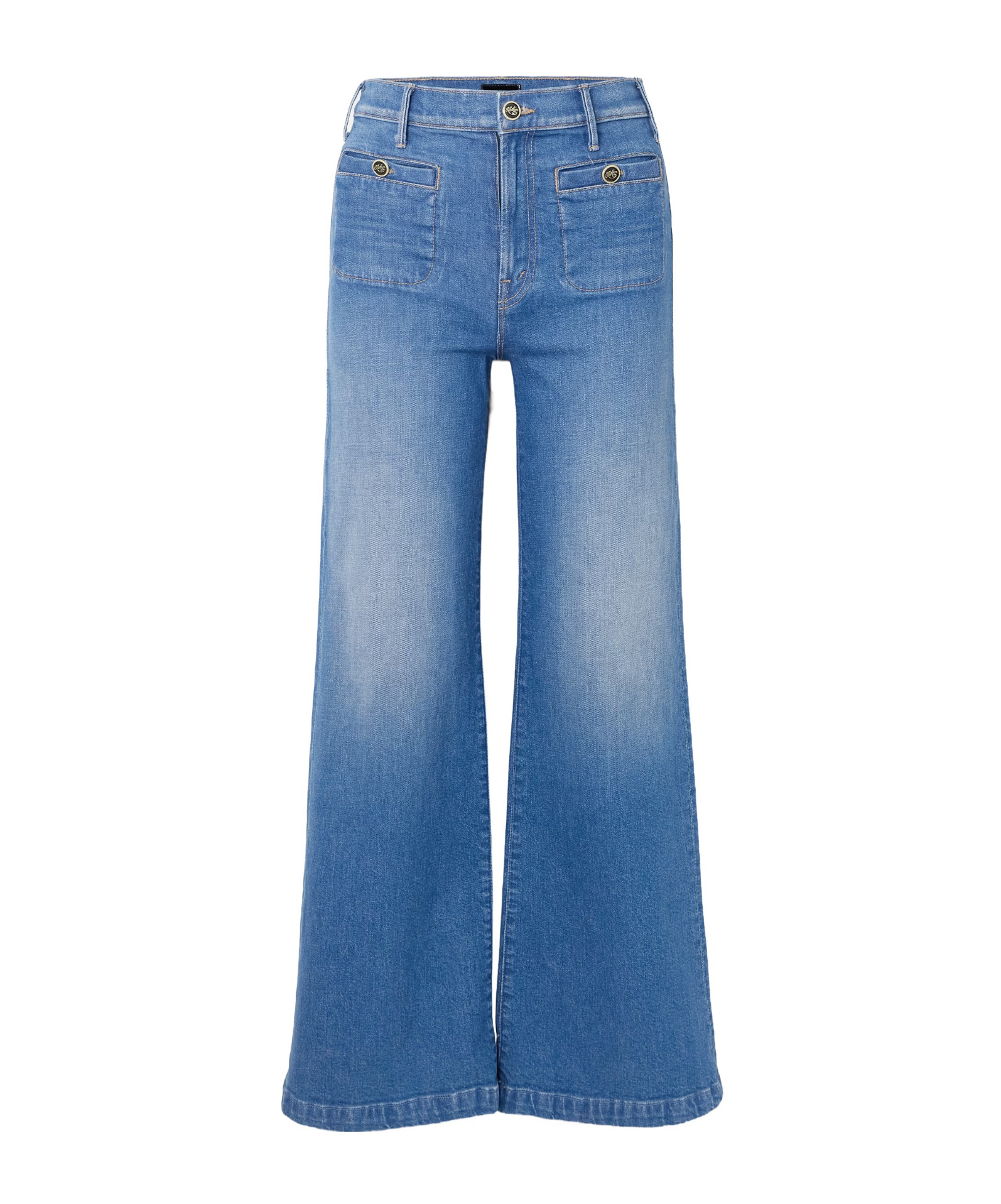 Mother High-rise Bootcut Jeans In Blue