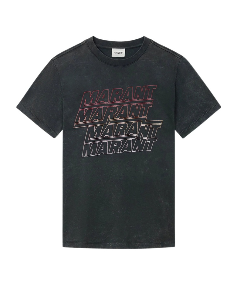 Isabel Marant Étoile Zoeline Printed Cotton Jersey T-shirt In Animal Print