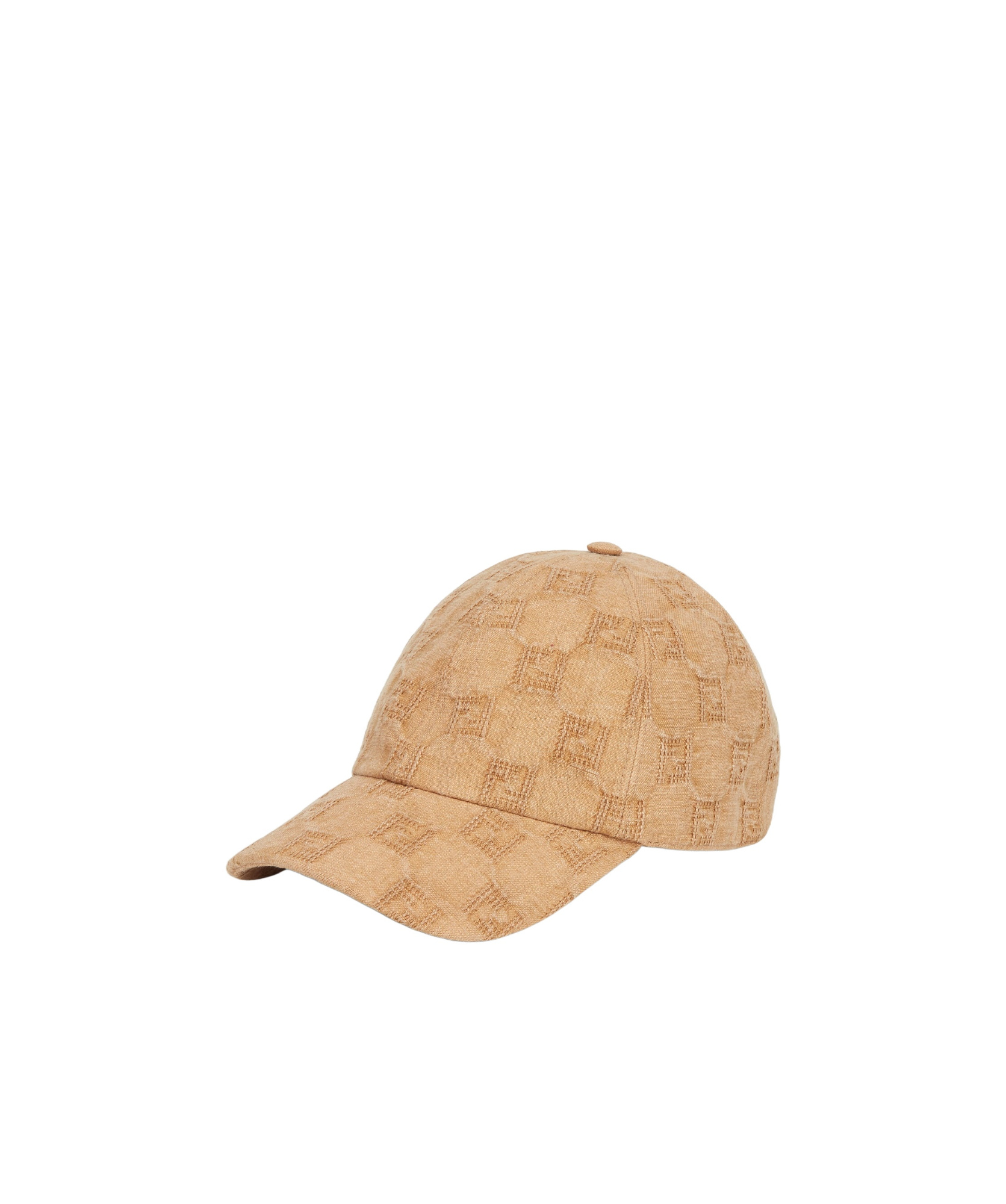 Fendi Ff Baseball Cap In Nude