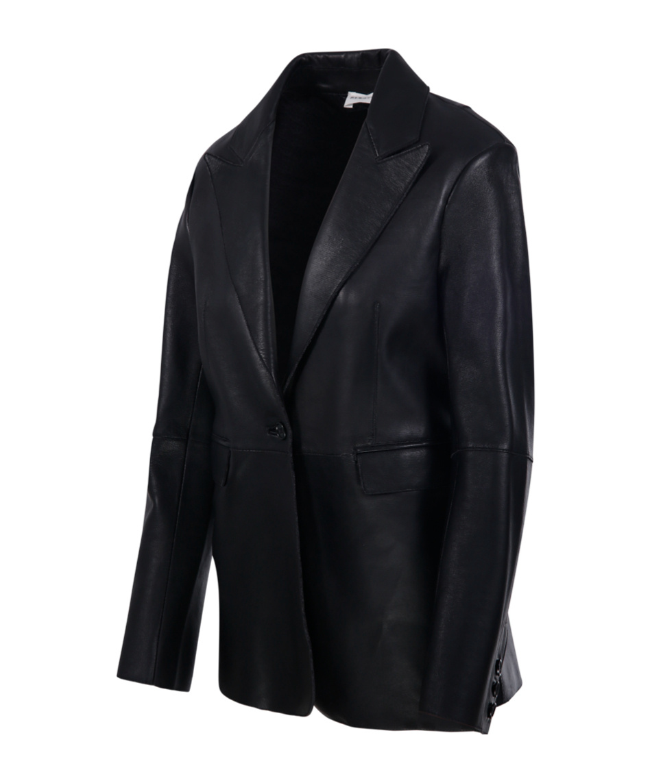 P.a.r.o.s.h Flap Pocket Jacket With Long Sleeves And Lapels In Black
