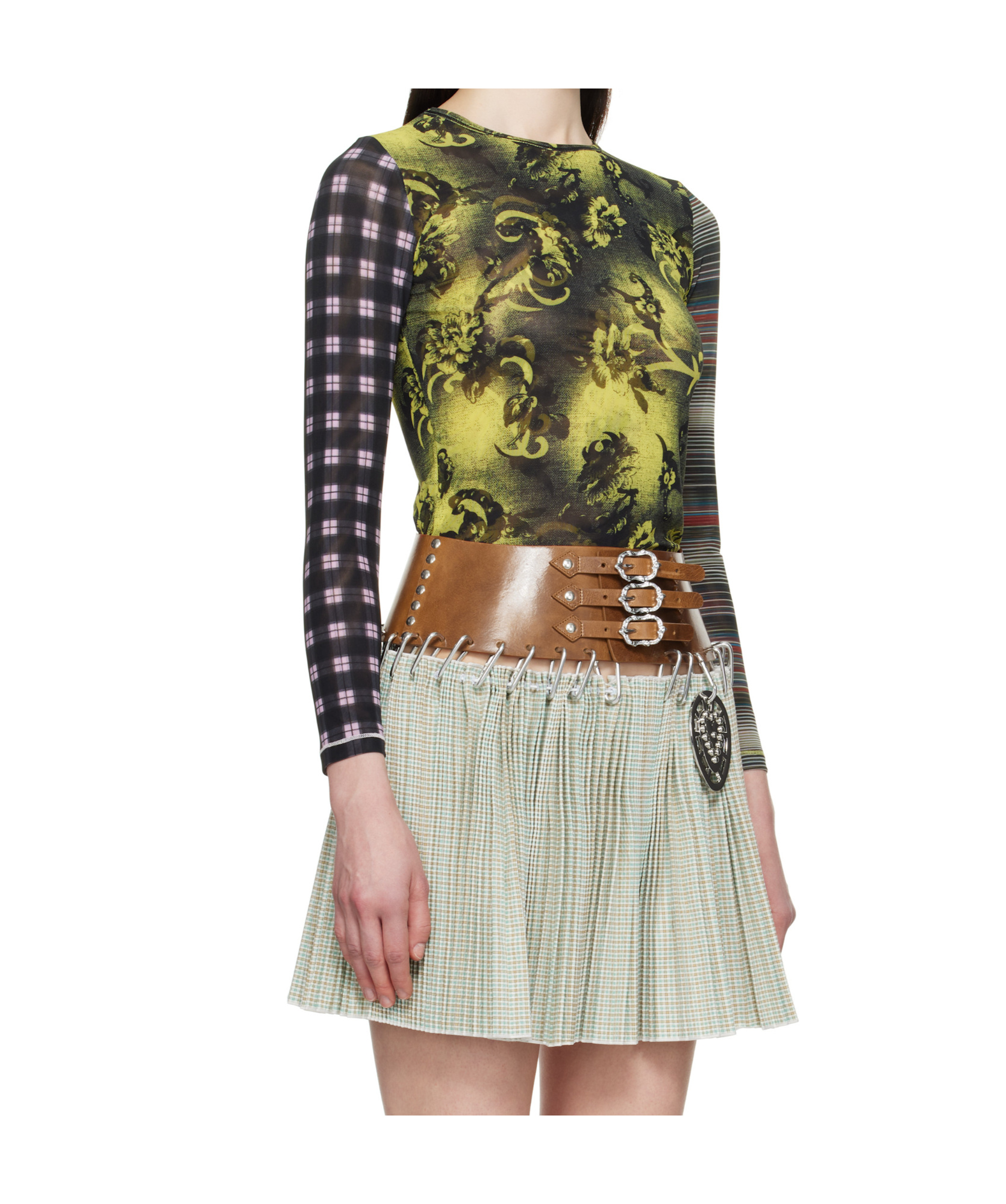 Chopova Lowena Multicolor Starlight Mesh Long Sleeve T-shirt In Multicolor