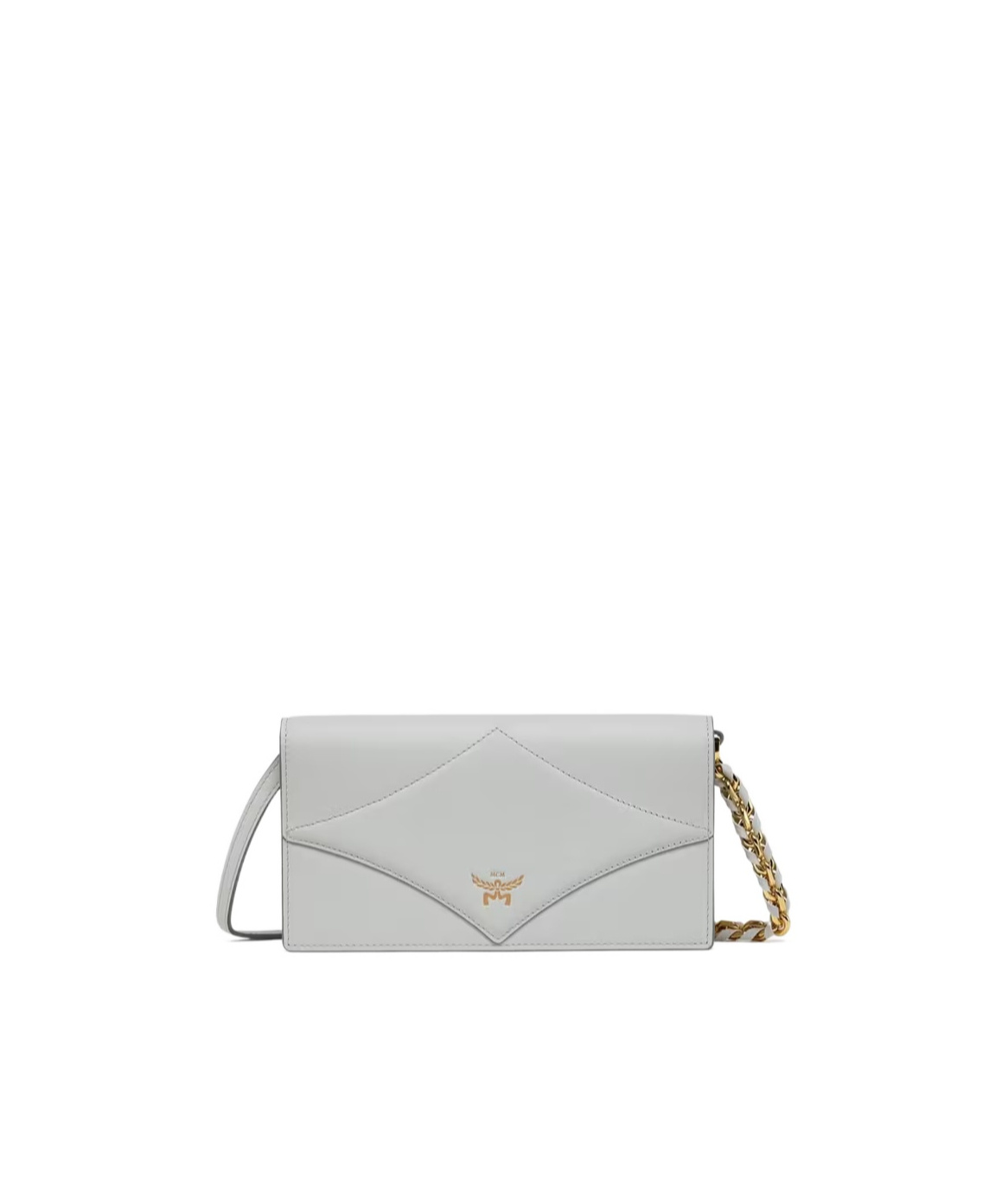 MCM MCM LOGO DETAILED FOLDOVER-TOP CROSSBODY BAG