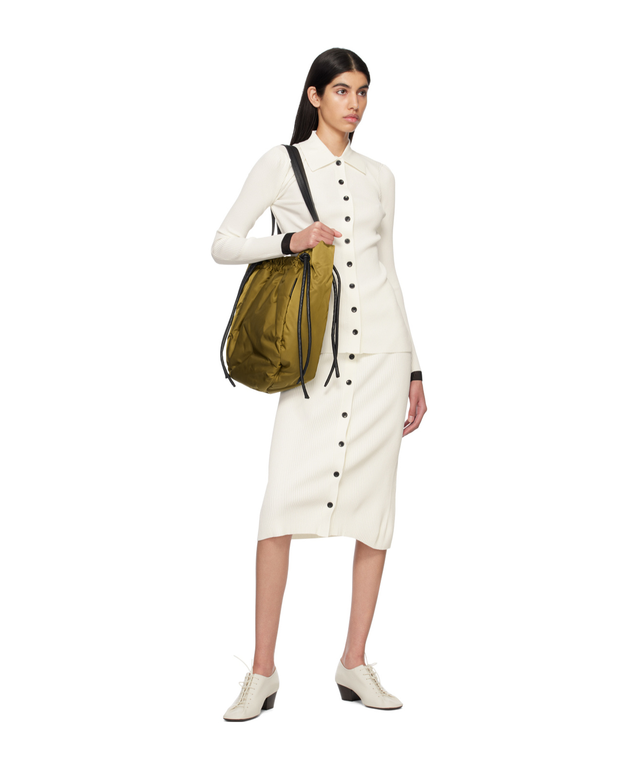 Proenza Schouler Button-down Skirt With Front In White