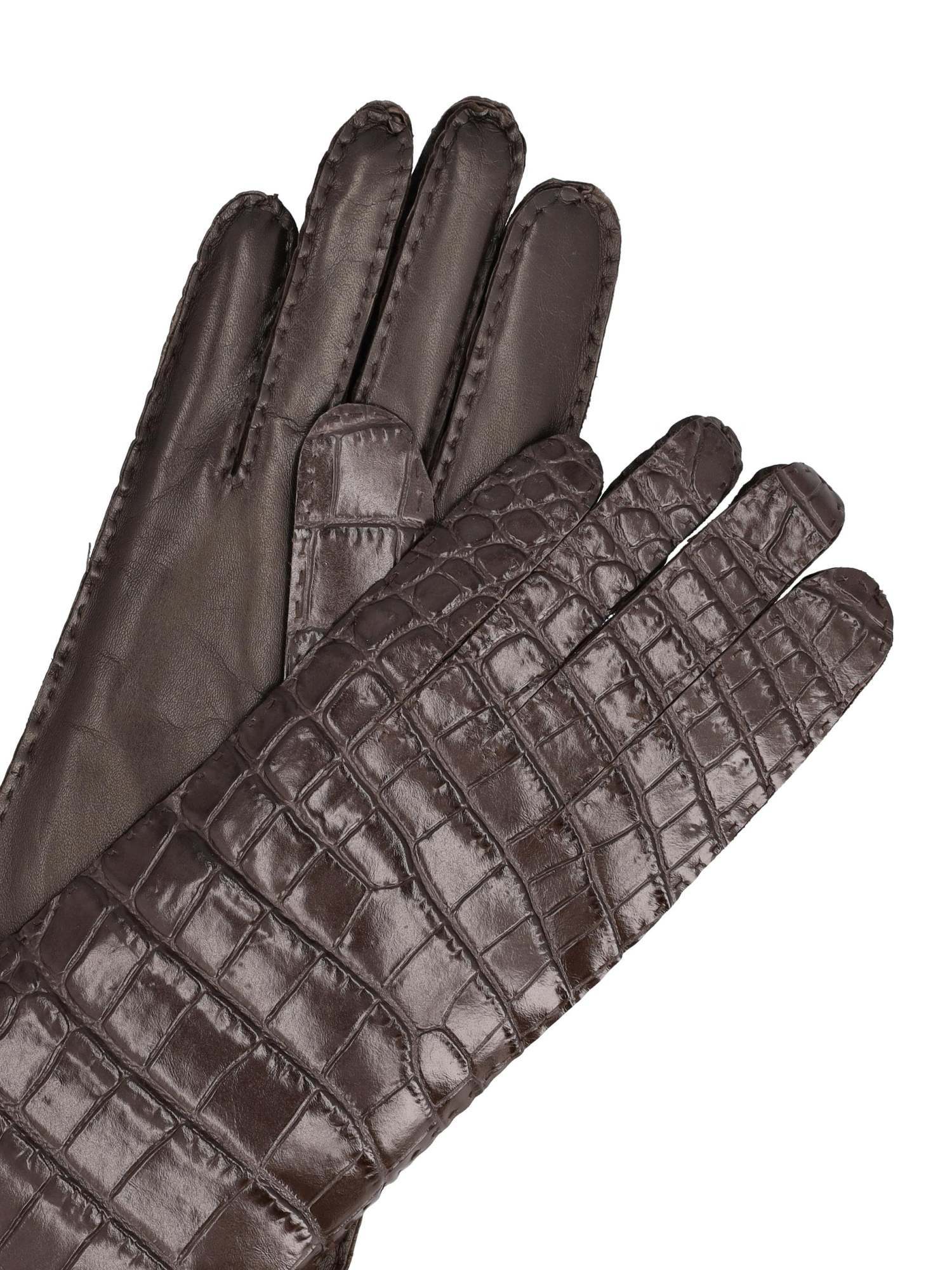 Miu Miu Five-finger Gloves In Black