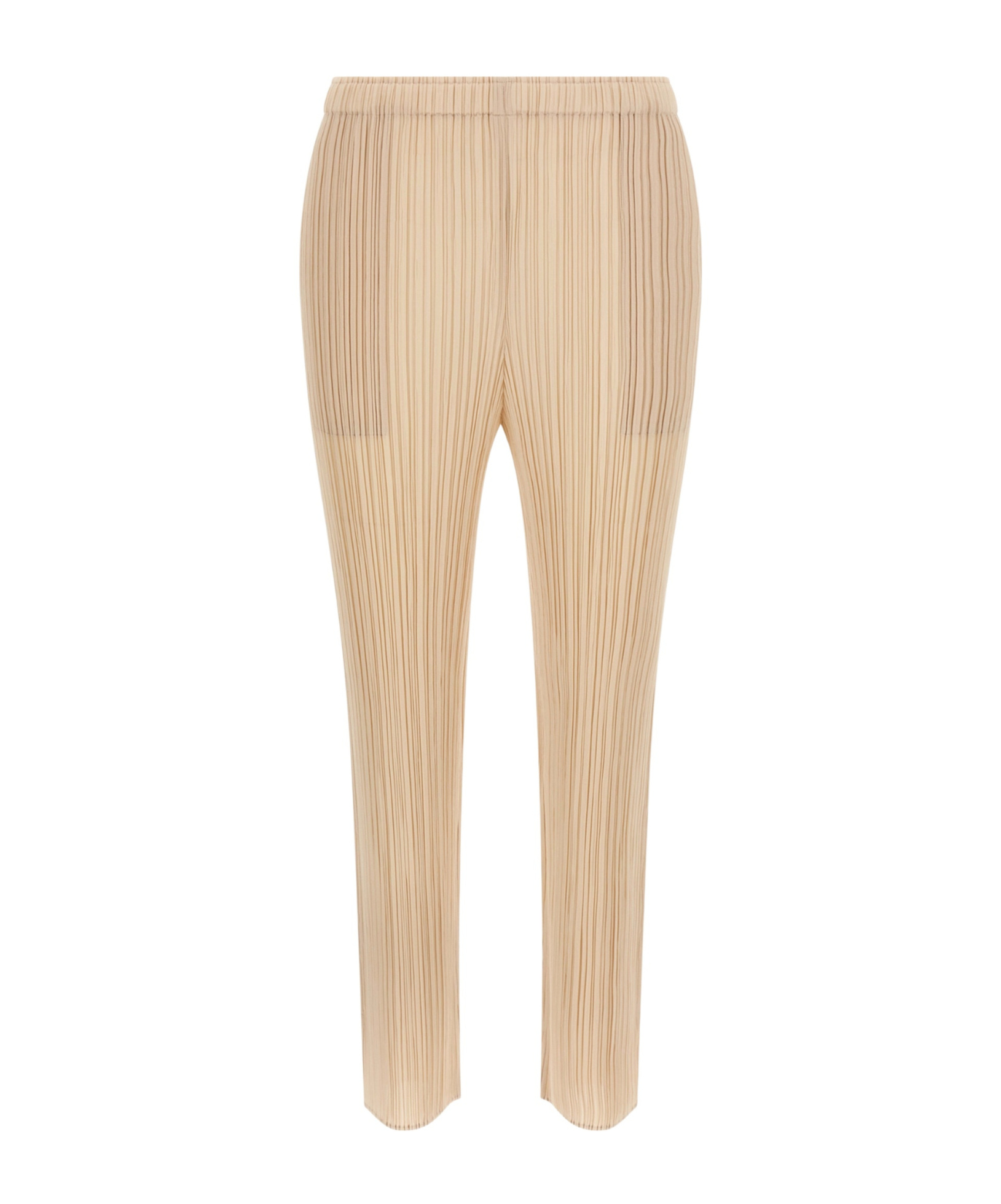 Issey Miyake Beige Monthly Colors July Pants In Burgundy