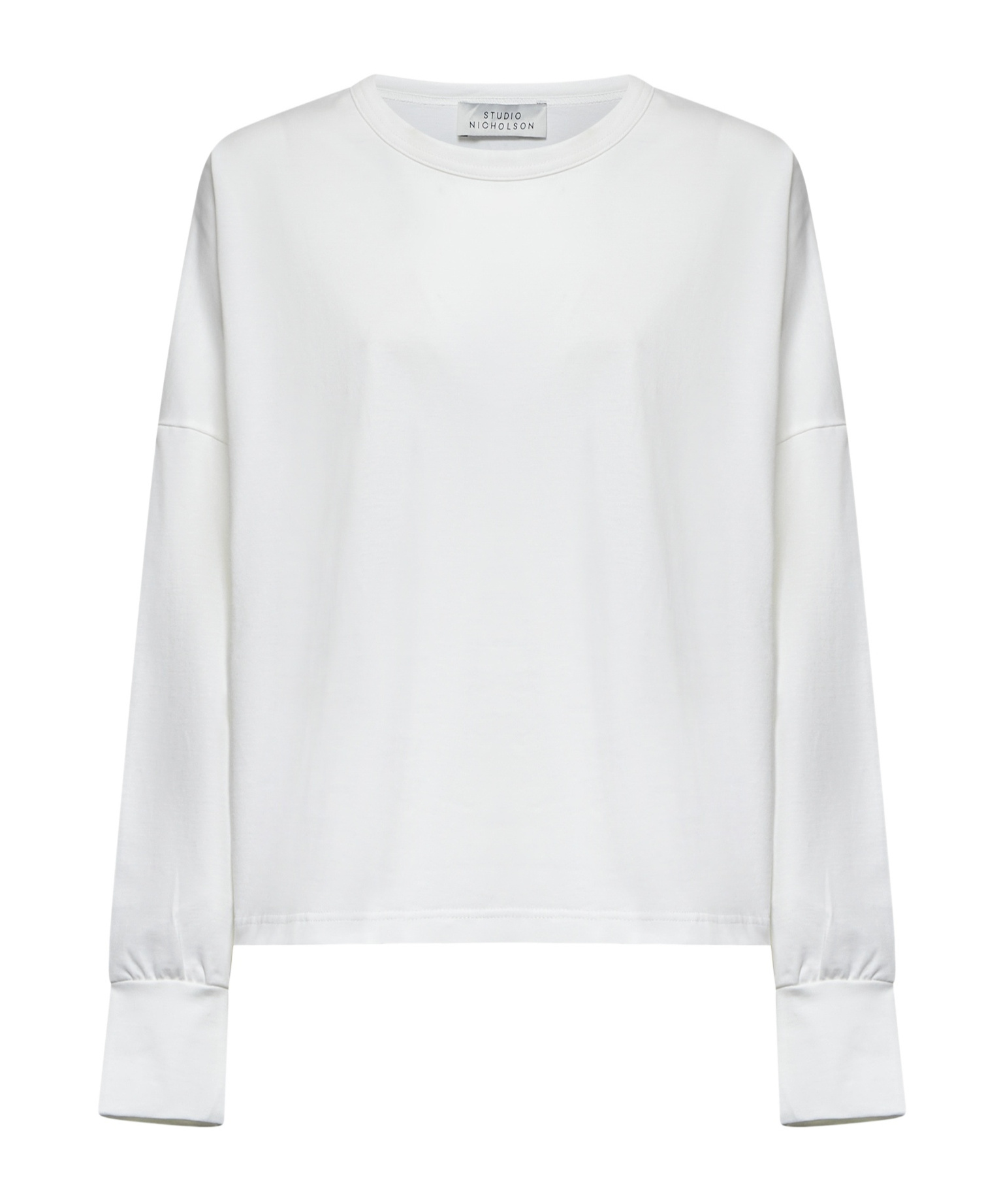 Studio Nicholson Crew Neck T-shirt In White