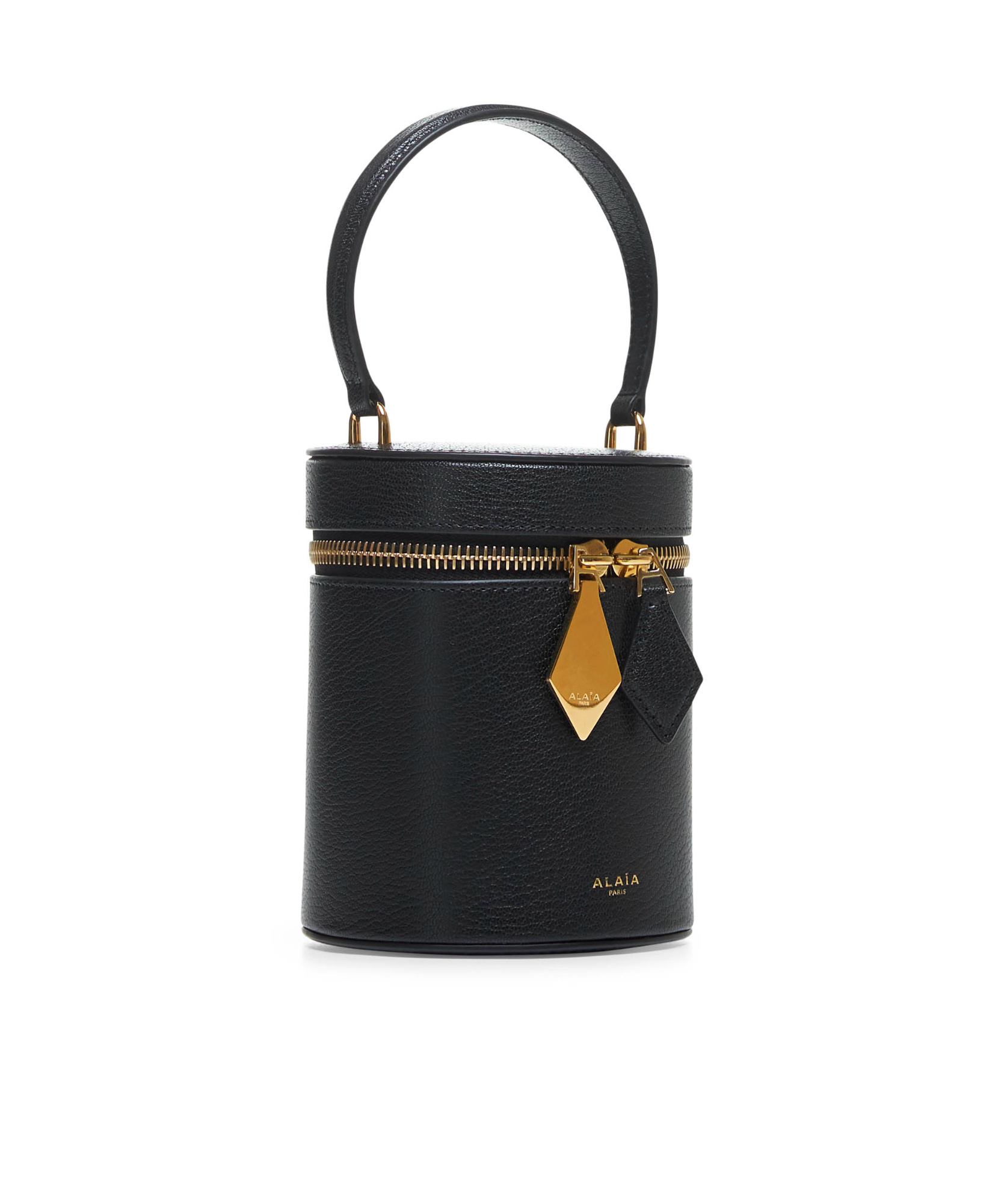 Alaïa Zippered Handbag In Black